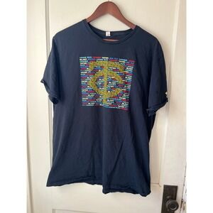 United Soybean Board Tater Big Fly Homer Ding Bat T-Shirt XL‎ Black Cotton